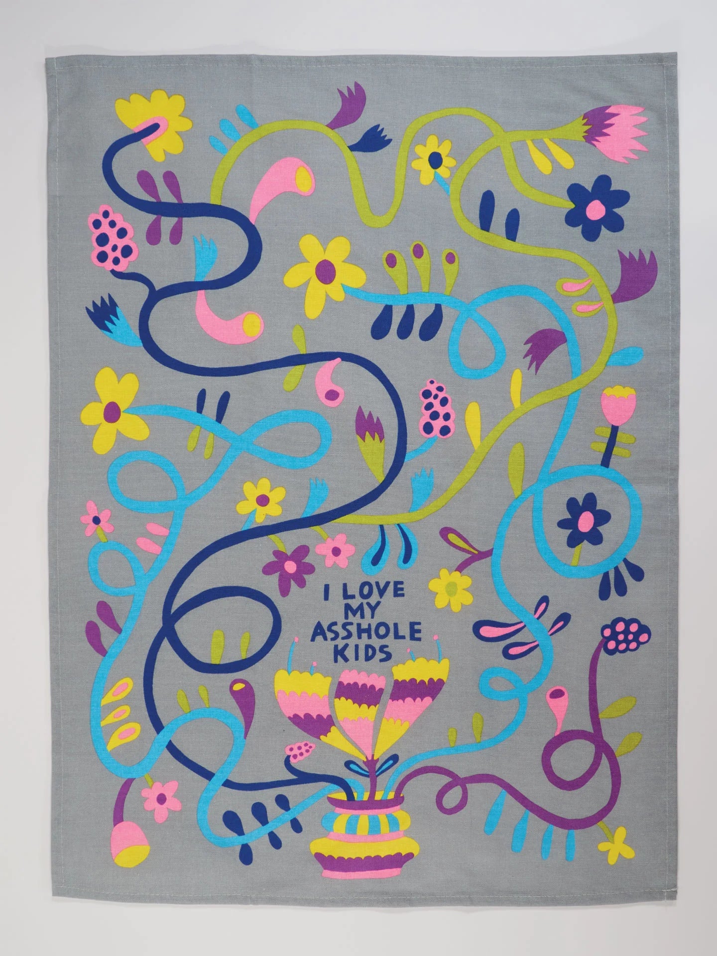 I Love My Asshole Kids | Dish Towel