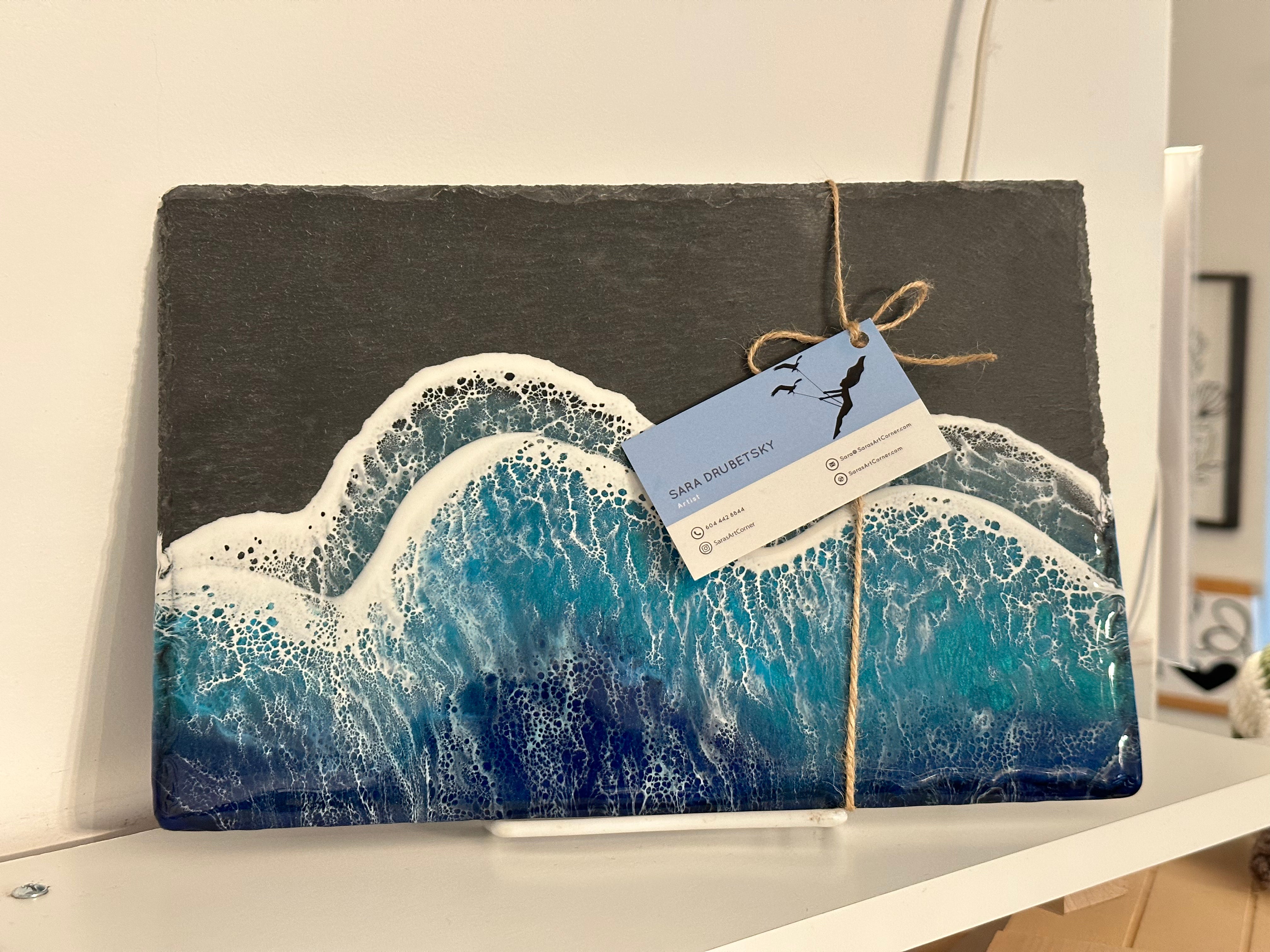 Ocean Stone Slab | Sara’s Art Corner