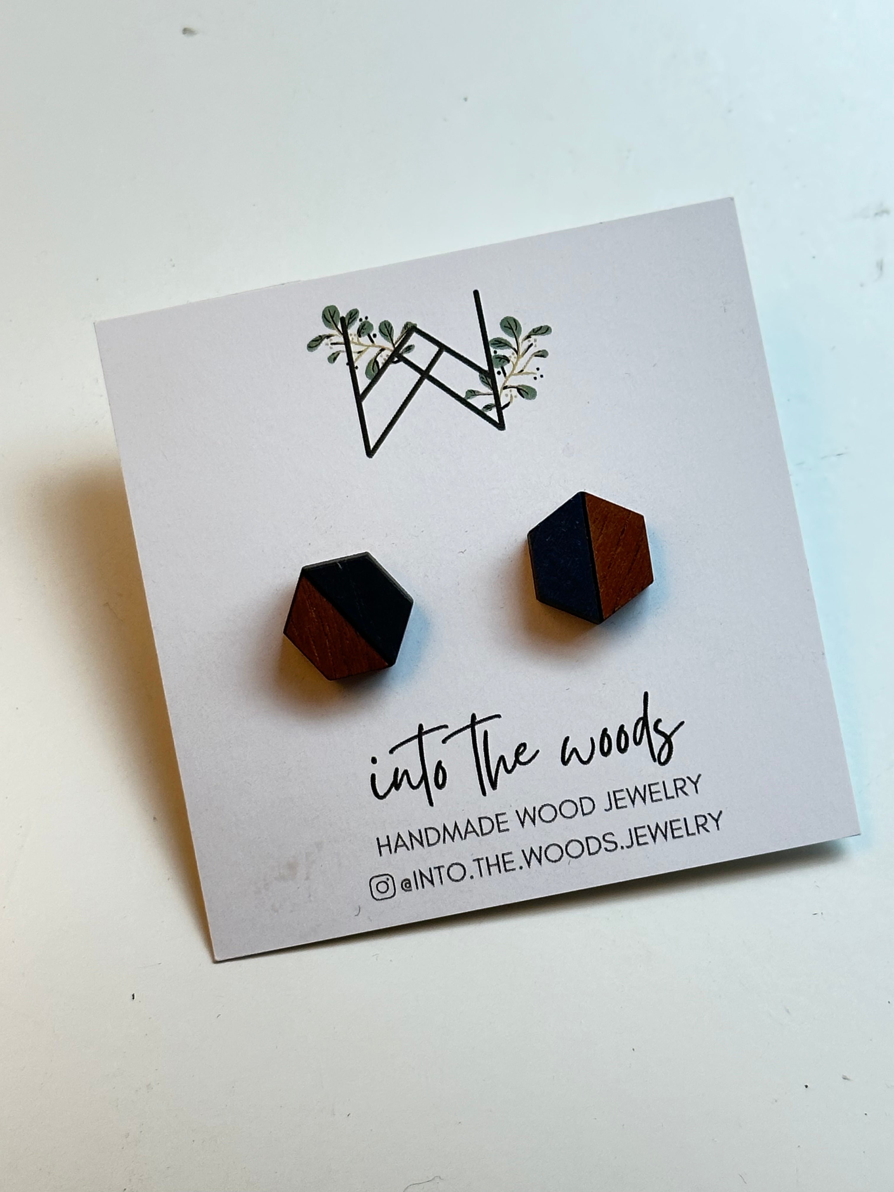 Hexagon - Earrings | Into The Woods