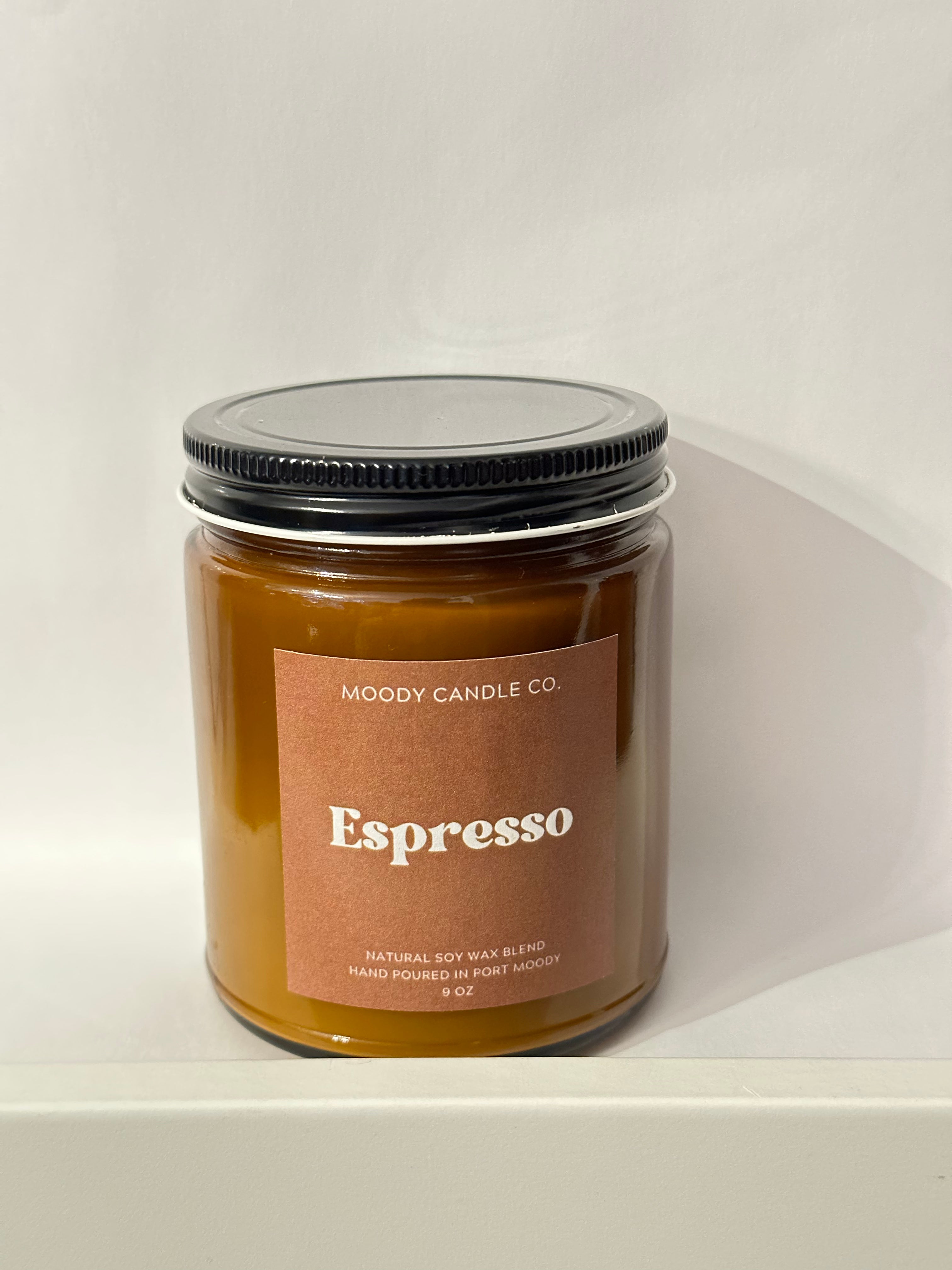 Espresso - Glass Jar Candle | Moody Candle Co