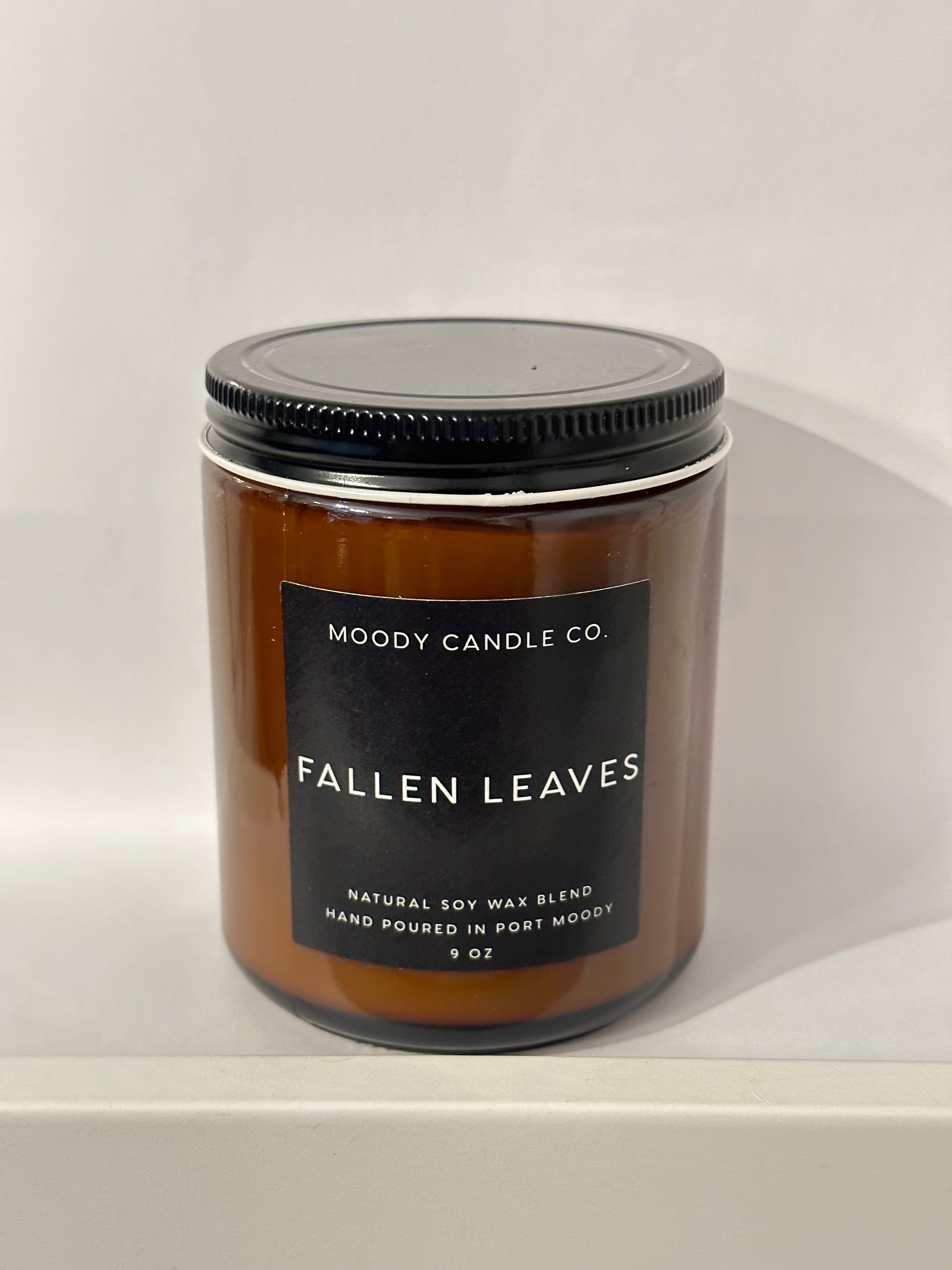 Fallen Leaves - Glass Jar Candle | Moody Candle Co