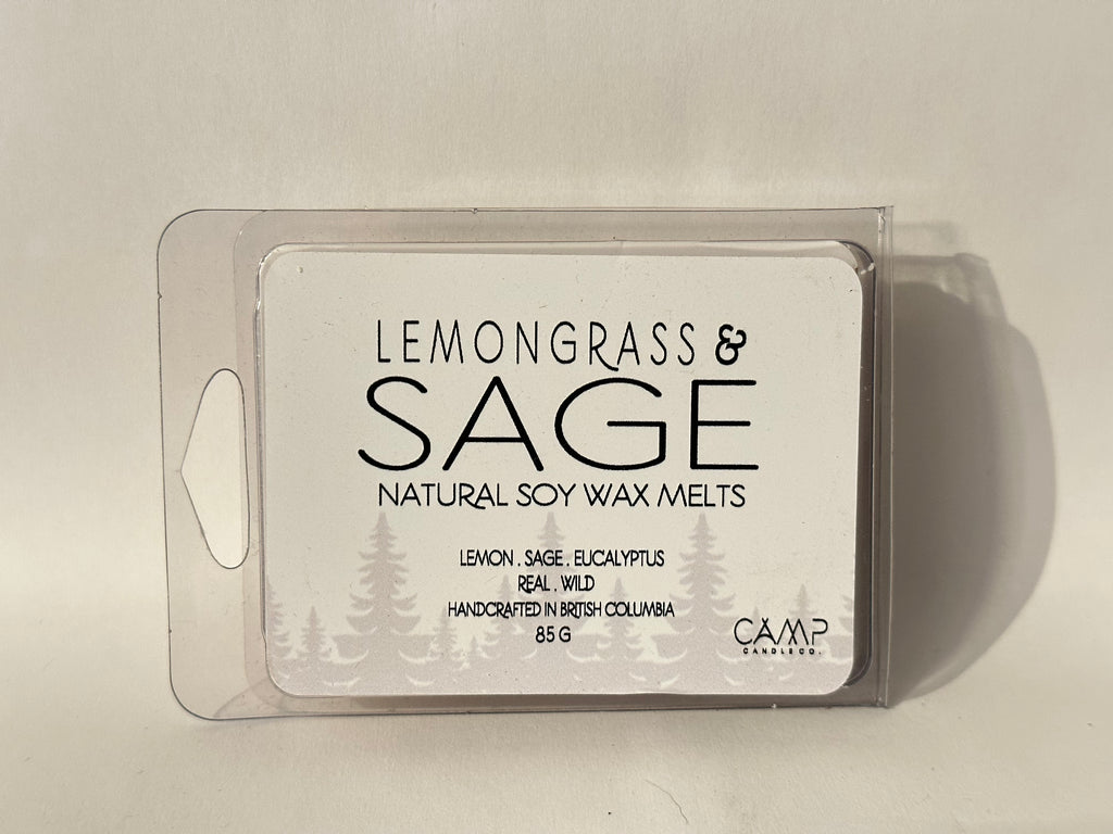 Lemongrass & Sage - Wax Melts | Camp Candle Co