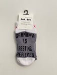 Grandma is Resting Her Eyes - Funny Socks | The Sock Barn