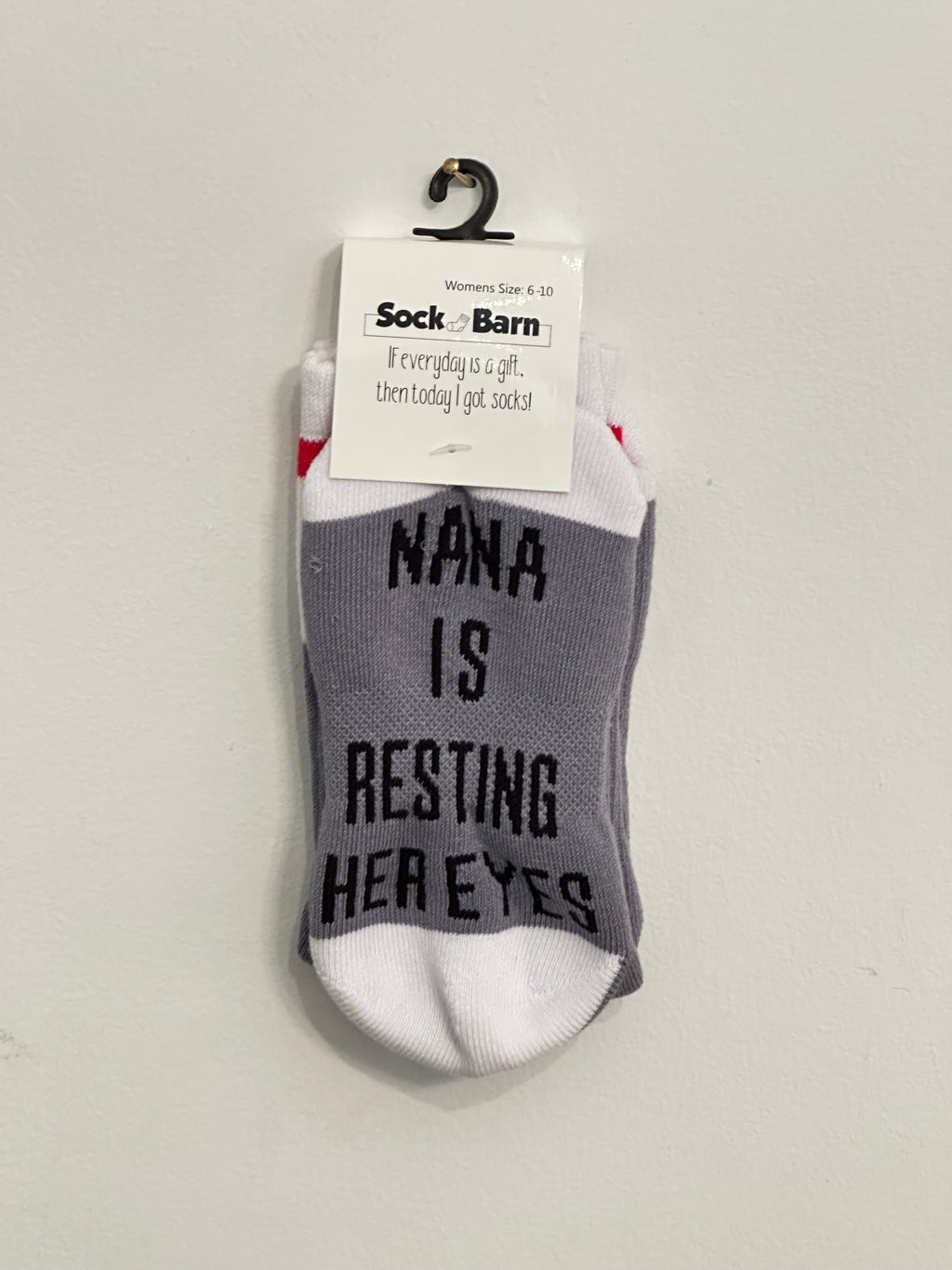 Nana is Resting Her Eyes - Funny Socks | The Sock Barn