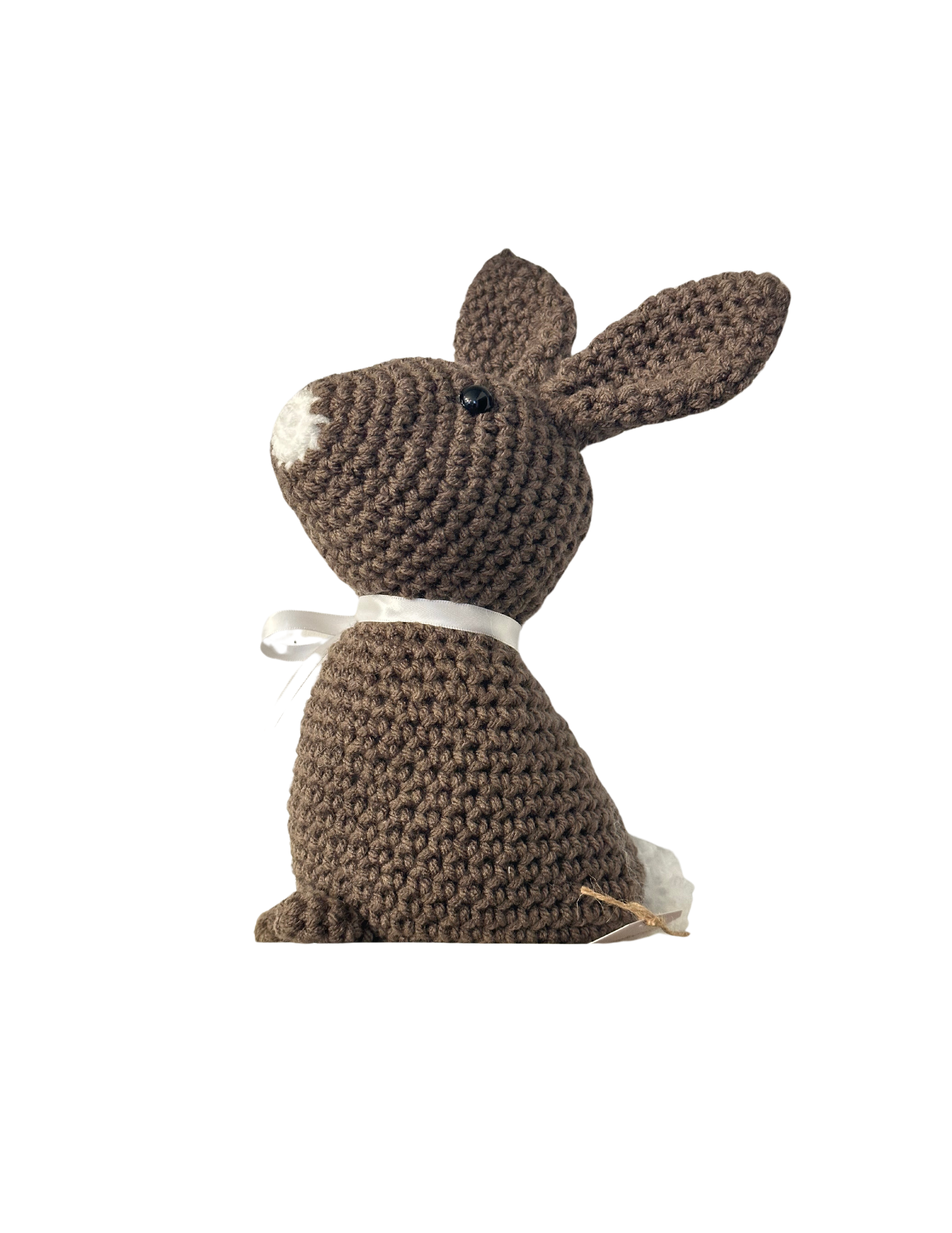 Crochet Bunny with Bow | Arlene F.