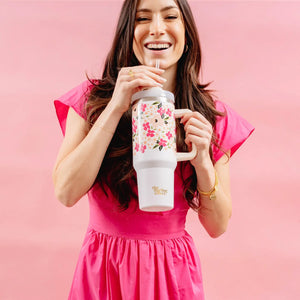 40oz Lively Flora Tumbler | The Darling Effect