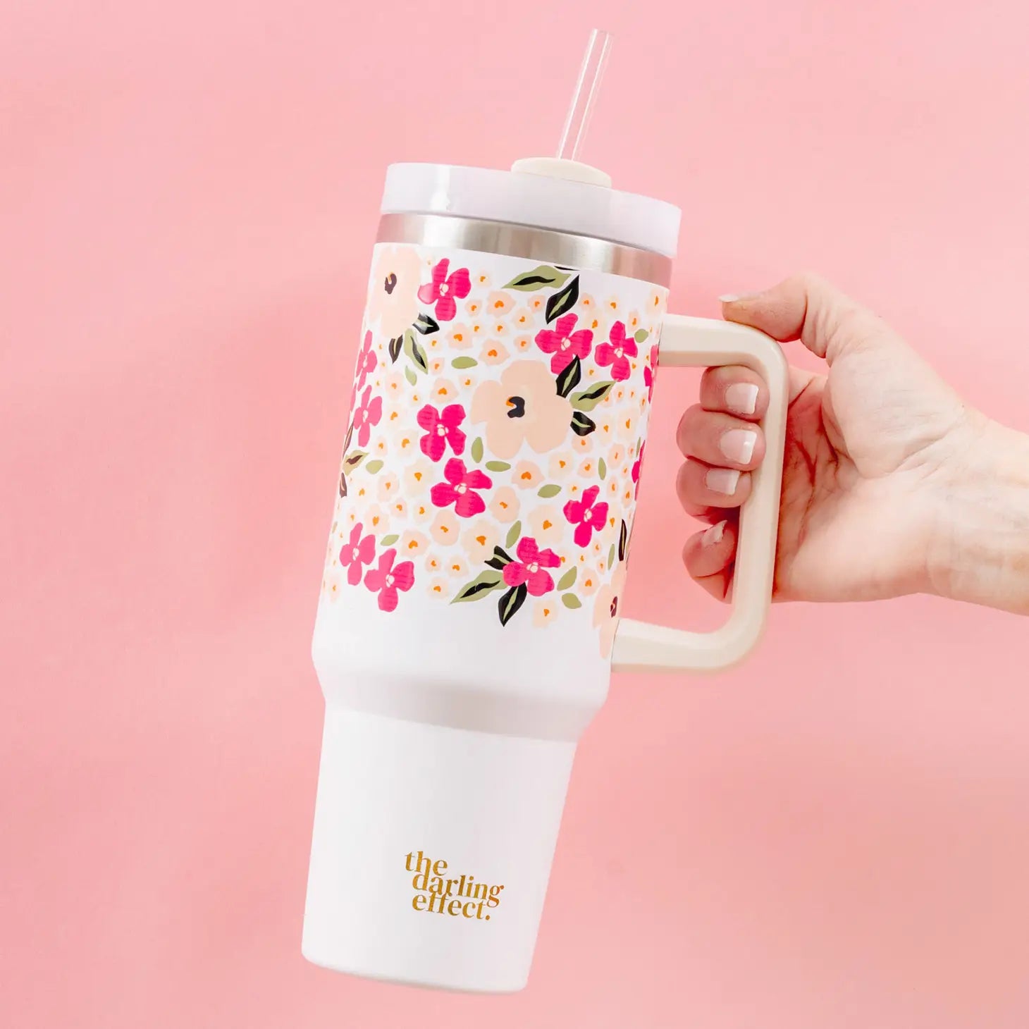 40oz Lively Flora Tumbler | The Darling Effect