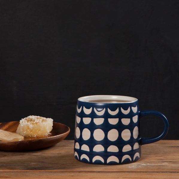 Ink Imprint Stoneware Mug | Danica Studios