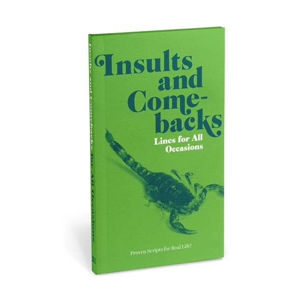 Insults & Comeback Lines For All Occations - Paperback Book | Knock Knock