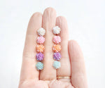 Iridescent Rose - Metal Free Hypoallergenic Earrings | Pretty Ears