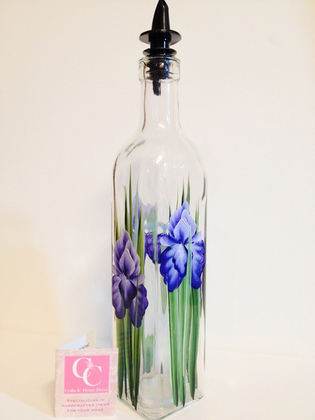 Iris | Hand Painted Everything Bottle