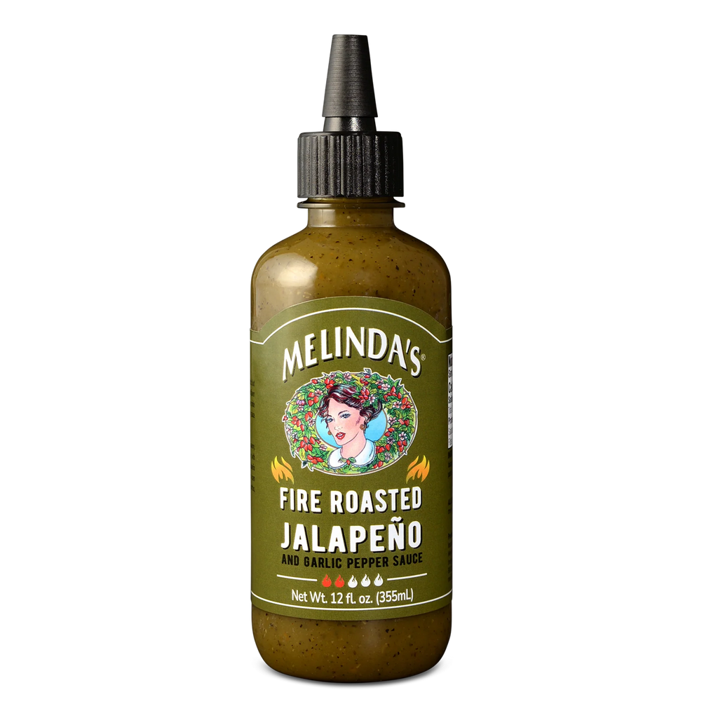 Fire Roasted Jalapeno & Garlic Pepper Sauce | Melinda’s