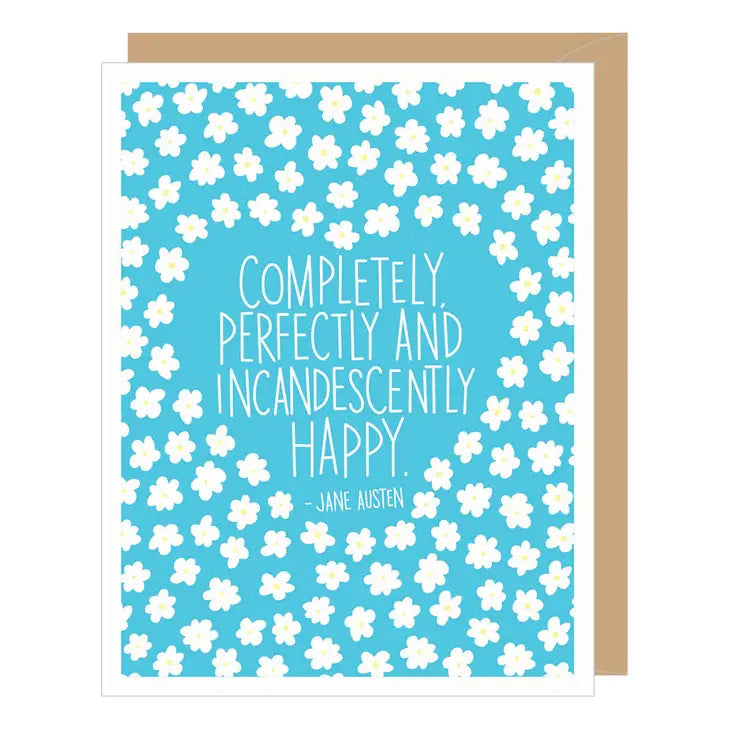 Jane Austen Quote | Wedding Card