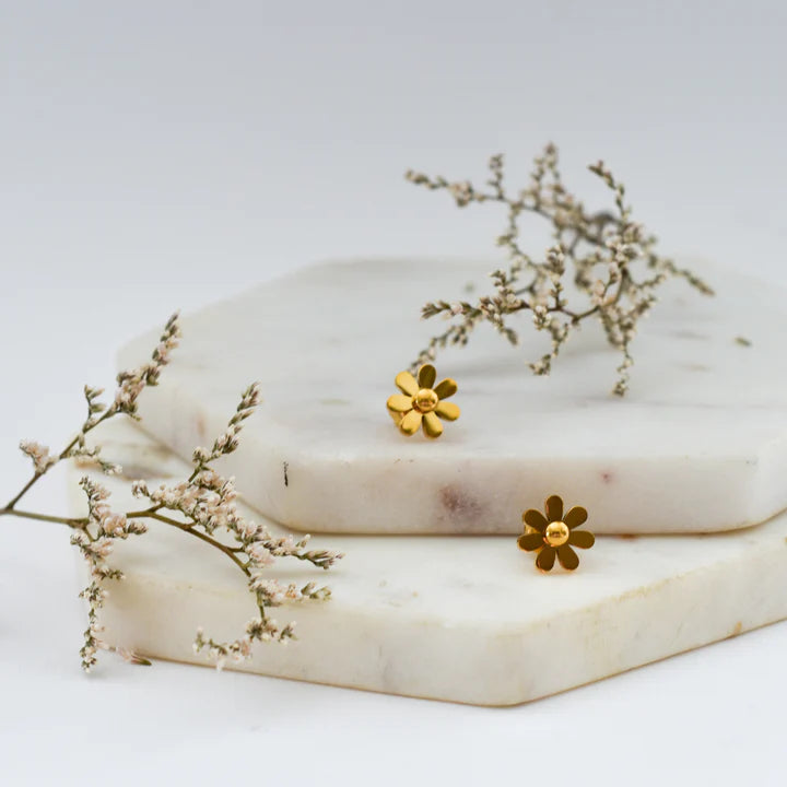 The Jane | Minimalist Flower Studs Earrings