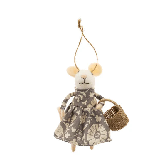 Josephine - Felted Mouse Ornament | Indaba