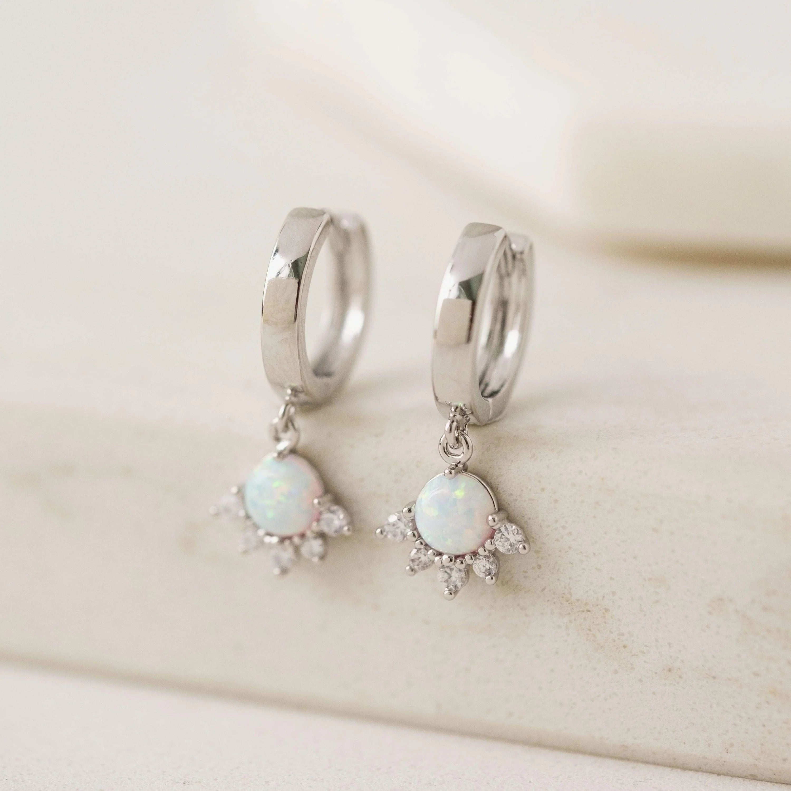 Juno Huggie Drop Hoop Earrings | Lover's Tempo