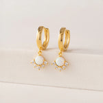 Juno Huggie Drop Hoop Earrings | Lover's Tempo