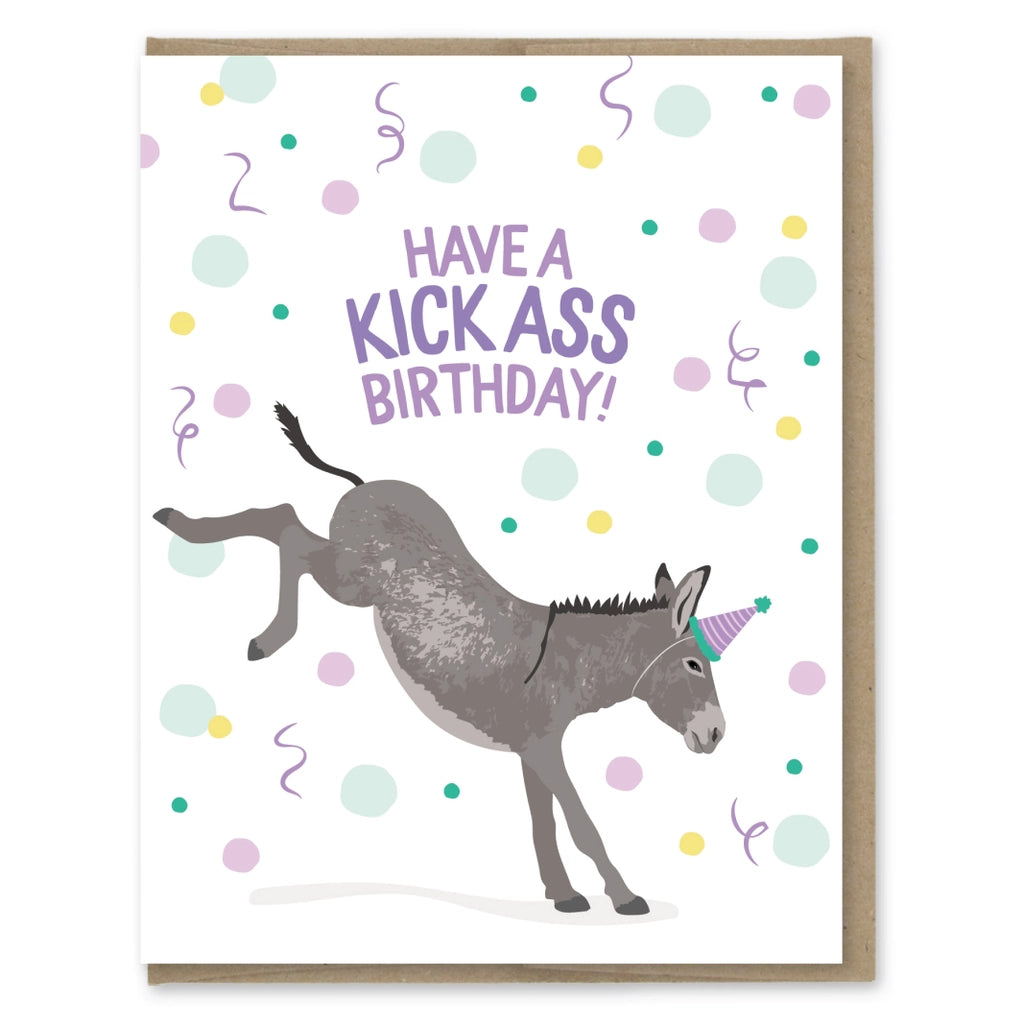 Kickass Birthday - Birthday Greeting Card | Modern Printed Matter