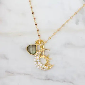 Labradorite Celestial Necklace | Mesa Blue