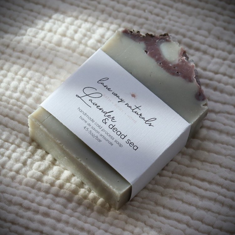 Lavender Dead Sea - Cold Process Soap Bar | Lane Way Naturals