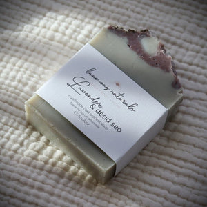 Lavender Dead Sea - Cold Process Soap Bar | Lane Way Naturals