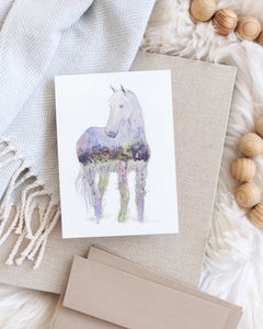 Lavender Dream - Watercolur Greeting Card | Elena Markelova