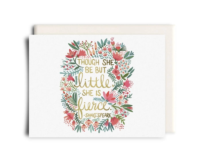 She is Fierce - Greeting Card | Inkwell Cards