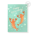 Anniversary Lobsters - Greeting Card |  Stormy Knight