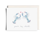 You're My Lobster - Greeting Card | Inkwell Cards