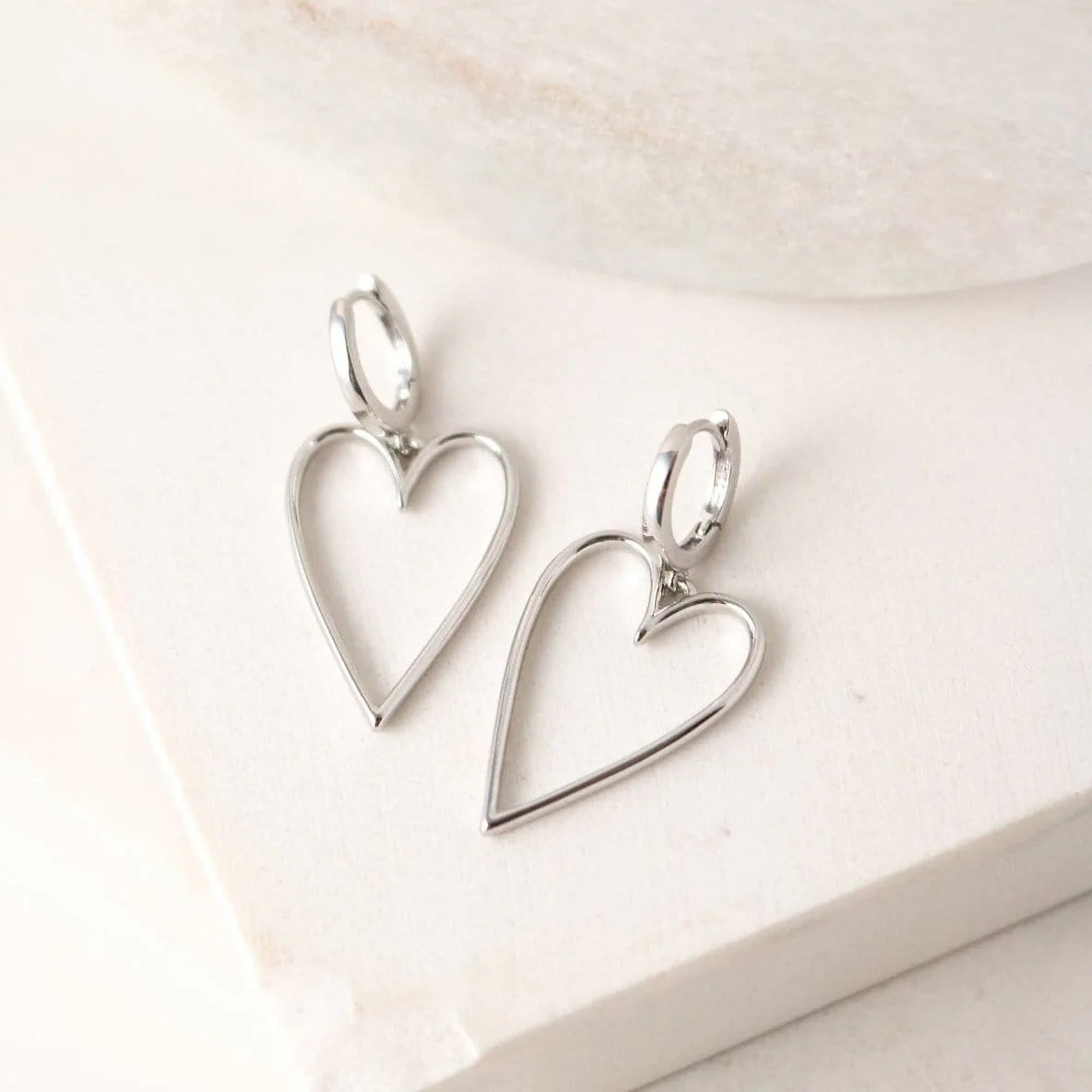 Lovestruck Heart Hoop Earrings | Lover's Tempo