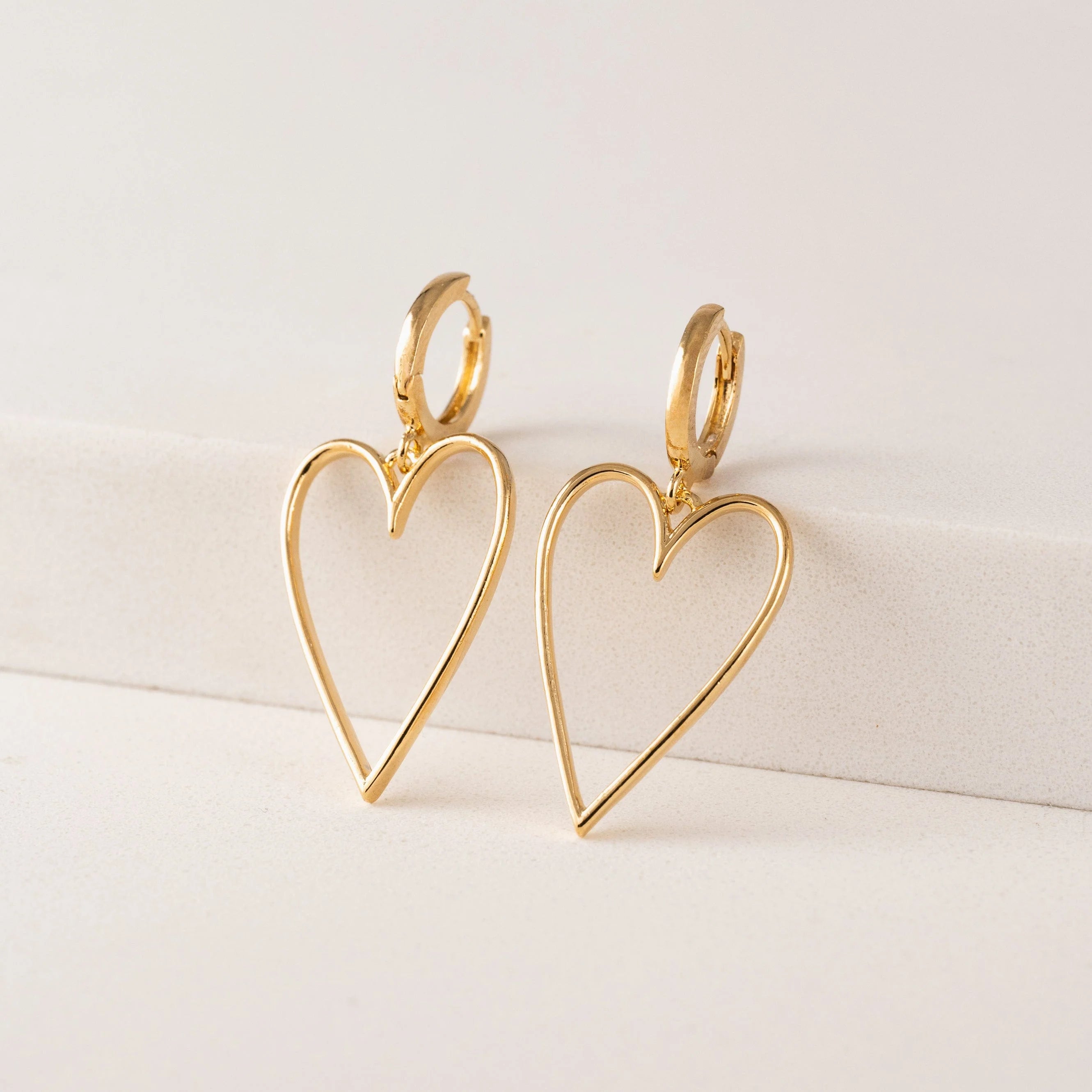 Lovestruck Heart Hoop Earrings | Lover's Tempo