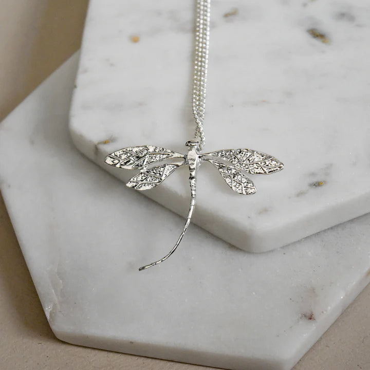 The Lyndsay - Dragonfly Pendant Necklace | Whimsy's Jewels