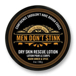 Men Don't Stink - Dry Skin Rescue Lotion | Walton Wood Farm