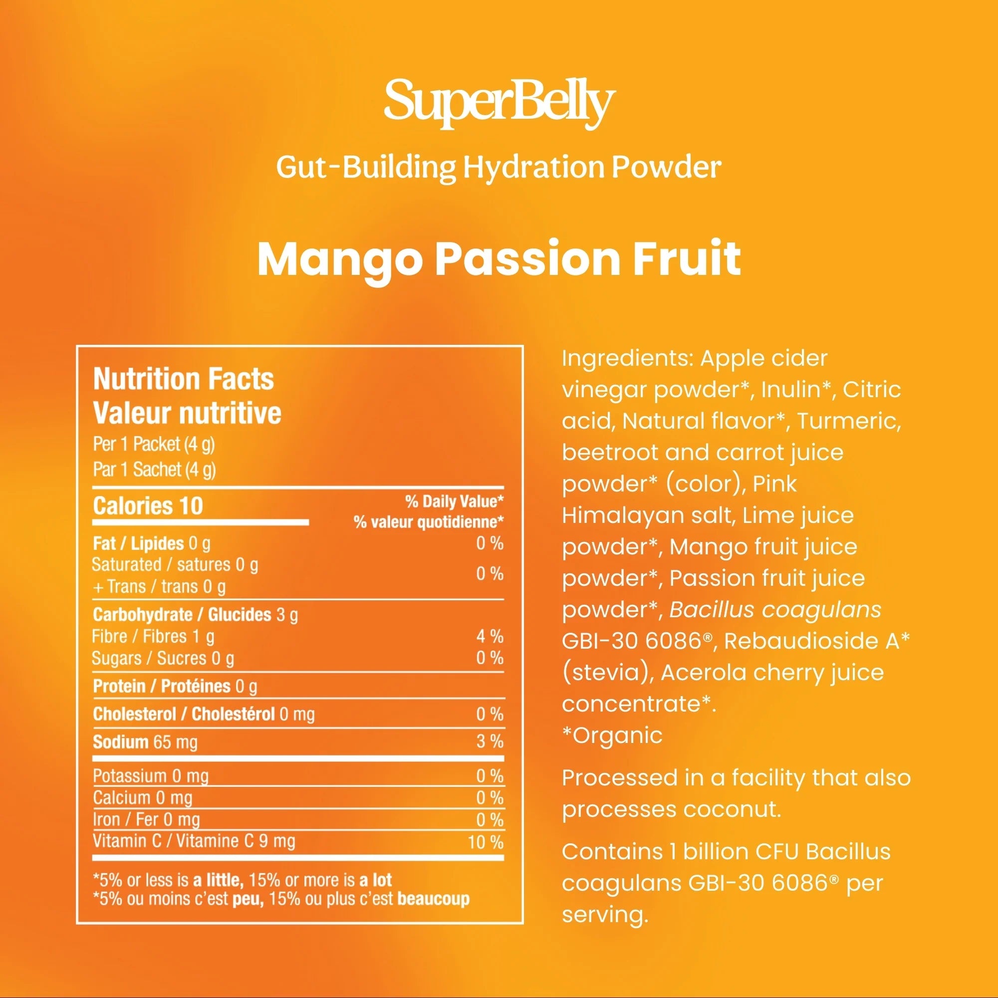 Mango Passionfruit | Superbelly Hydration & Gut Mix