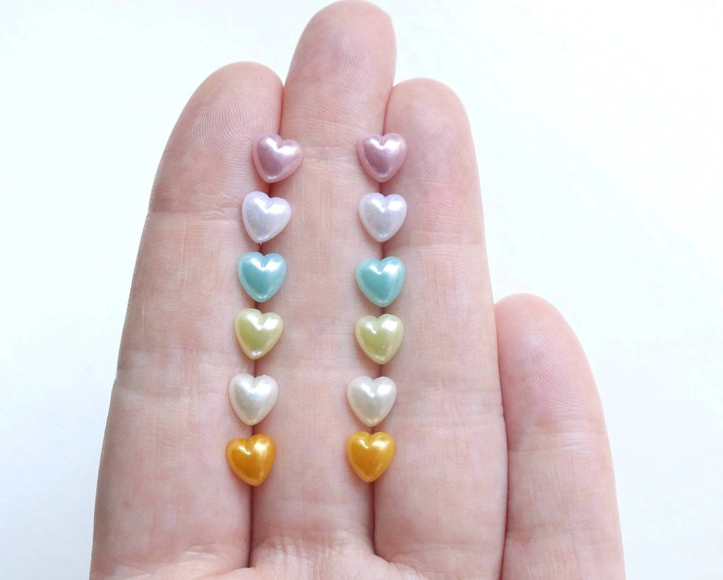 Medium Heart - Metal Free Hypoallergenic Earrings | Pretty Ears