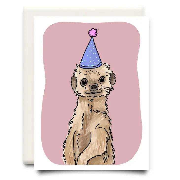 Meerkat in a Hat - Birthday Card | Inkwell Cards