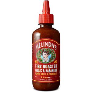 Fire Roasted Garlic & Habanero Pepper Sauce | Melinda’s