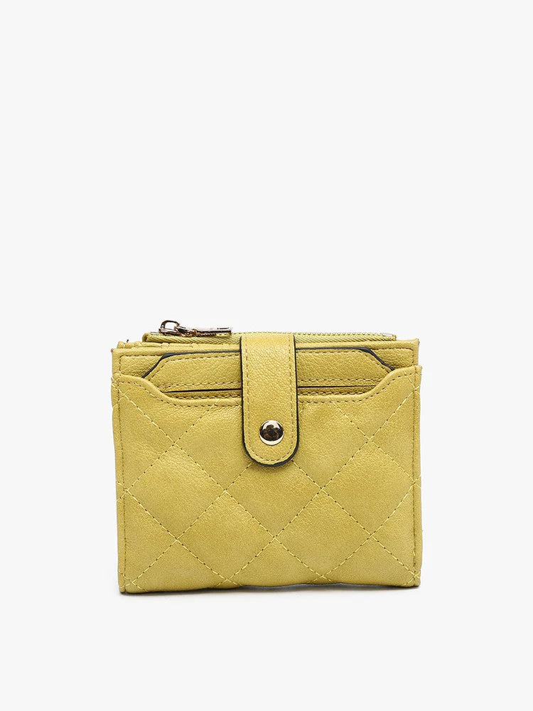 Melody - Quilted Zip Top Wallet | Jen & Co