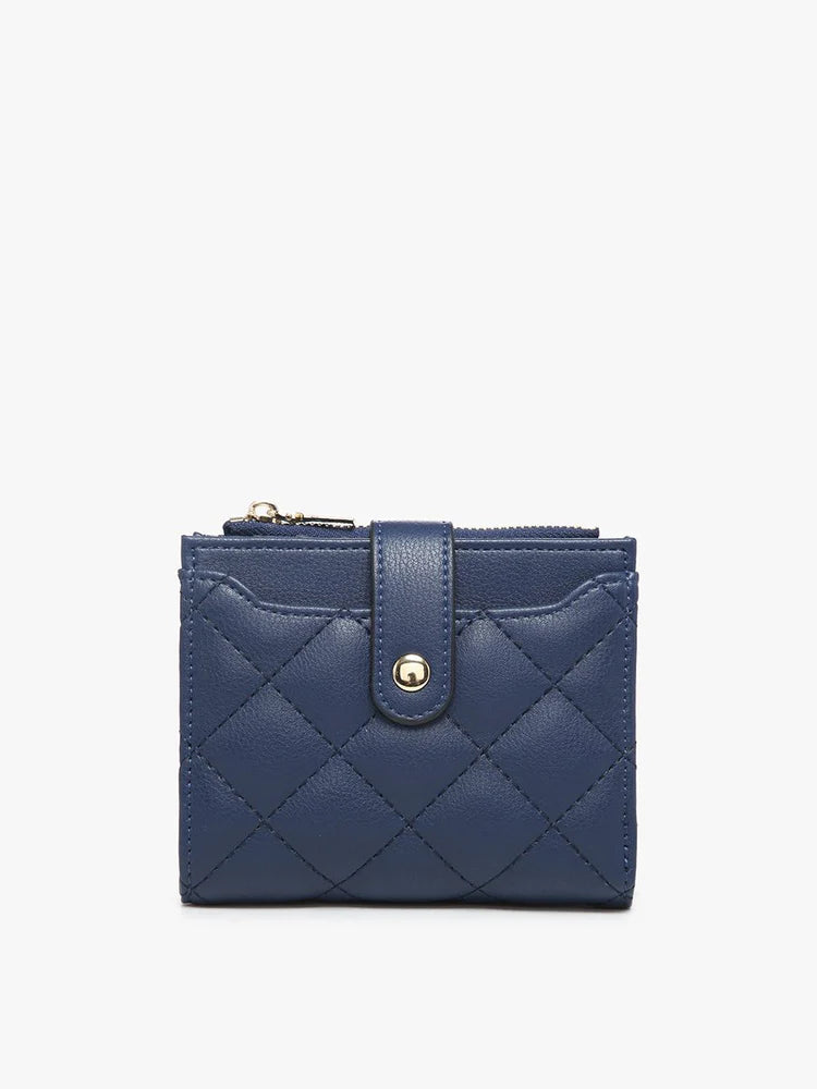 Melody - Quilted Zip Top Wallet | Jen & Co