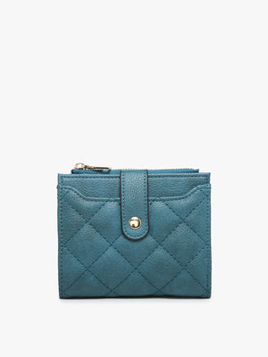 Melody - Quilted Zip Top Wallet | Jen & Co