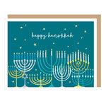 Table of Menorahs - Hanukkah Greeting Card | Apartment 2 Cards