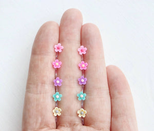 Bright Mini Flowers - Metal Free Hypoallergenic Earrings | Pretty Ears
