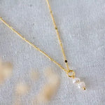 Mini Pearl Drop Necklace | Mesa Blue