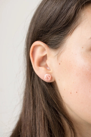 Mini Ranunculus Handmade Stud Earrings | EtenIren