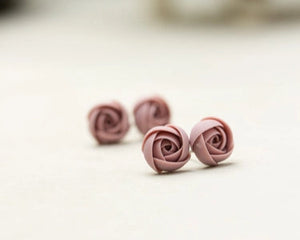 Mini Ranunculus Handmade Stud Earrings | EtenIren