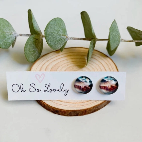 Misty Morning | Glass Earrings
