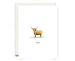 Moo | Greeting Card