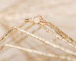 Moonstone Arc - Gold Fill Stacking Ring | Mineral and Matter