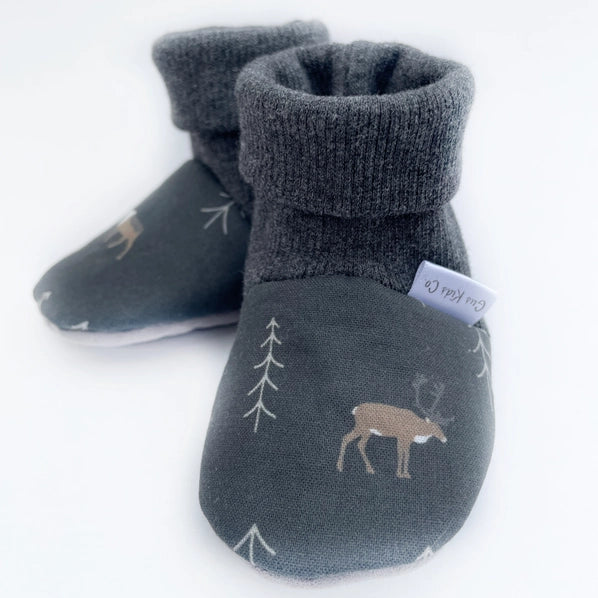 Moose Forest - Baby Booties | Gus Kids Co.