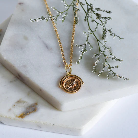 Morning Star Coin - Necklace | Whimsy's Jewels